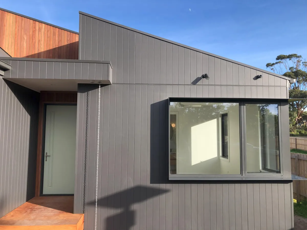 Seaford custom home — dark Axon cladding exterior