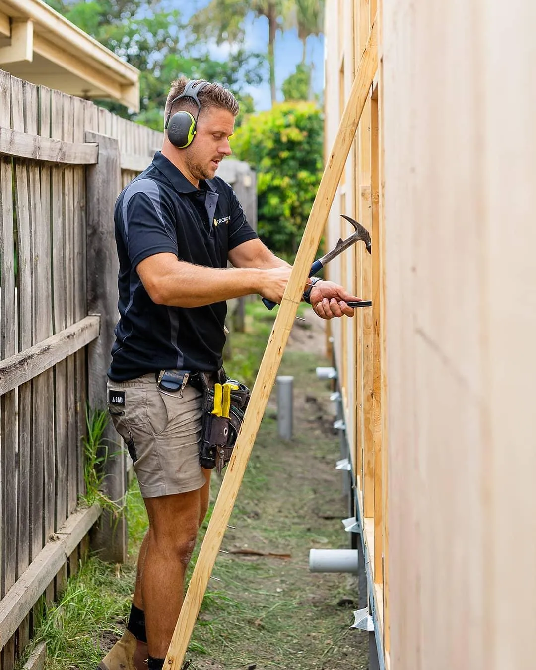 Tim Swindon on site — Crowncon Homes